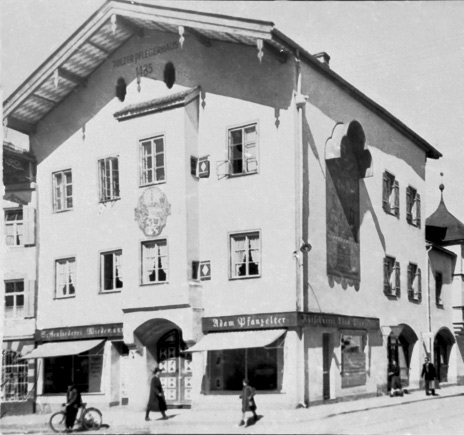 Beginn der Hindenburgstraße, um 1930